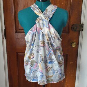 Waverly Grey Liberant for Anthropologie Silky Print Top